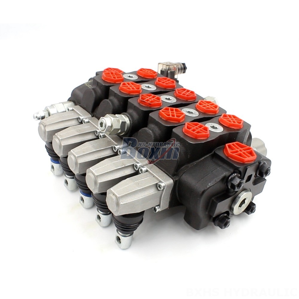 SD8-Electric Unloading Valve 5 Position 2 Solenoid 12v 24v Hydraulic Directional Control Valve main image